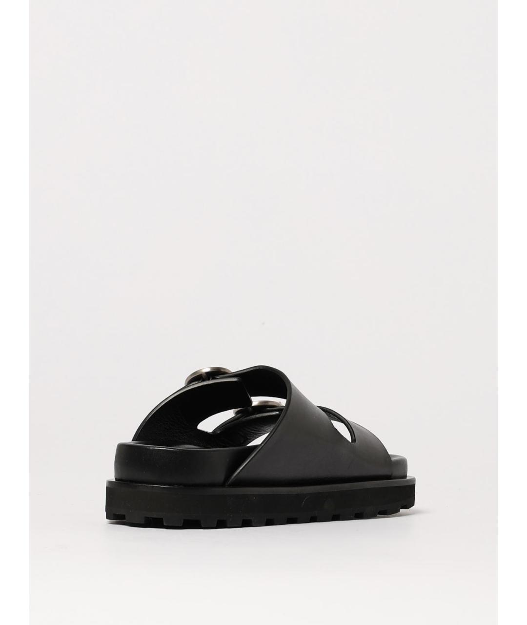 JIL SANDER Черные босоножки, фото 3