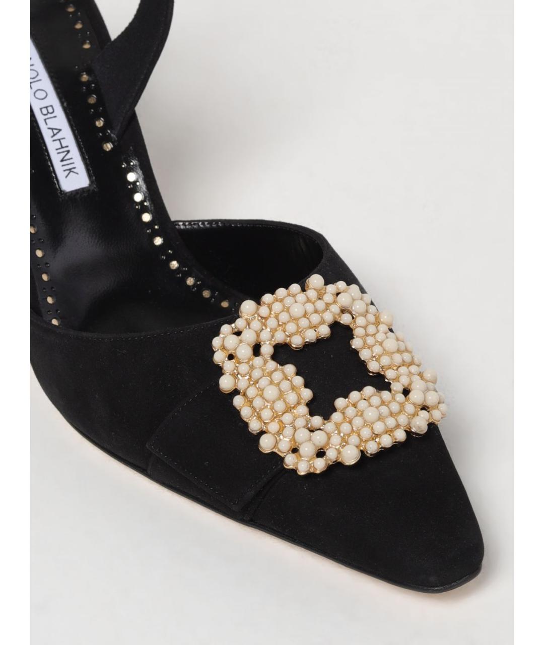 MANOLO BLAHNIK Черные туфли, фото 4