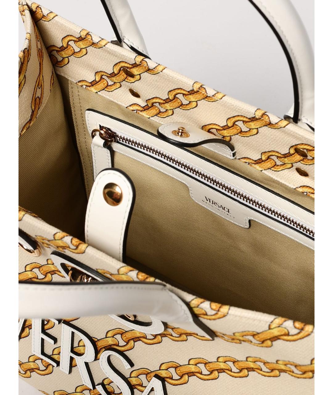 VERSACE Мульти жаккардовая сумка тоут, фото 5
