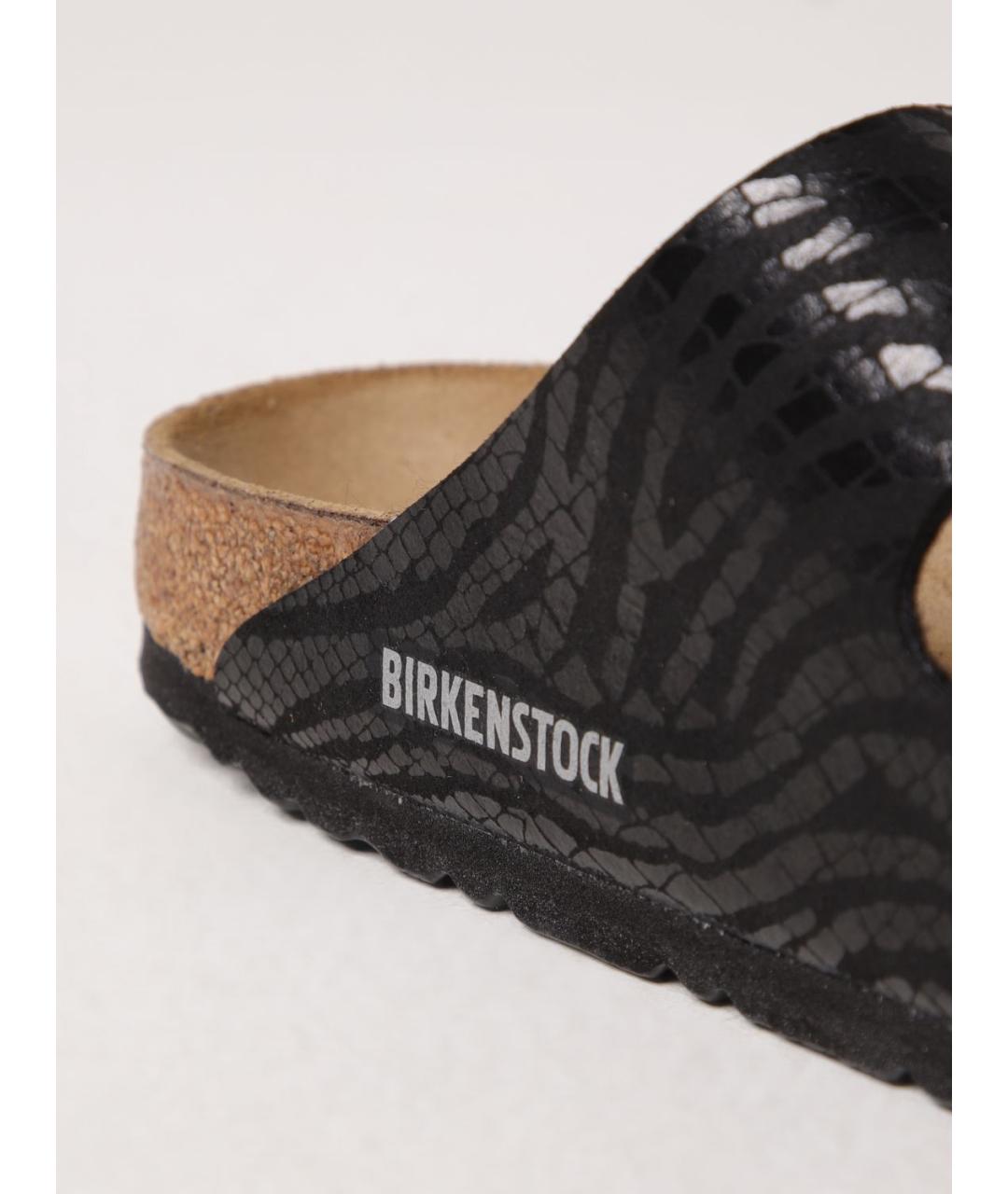 BIRKENSTOCK Черные босоножки, фото 4