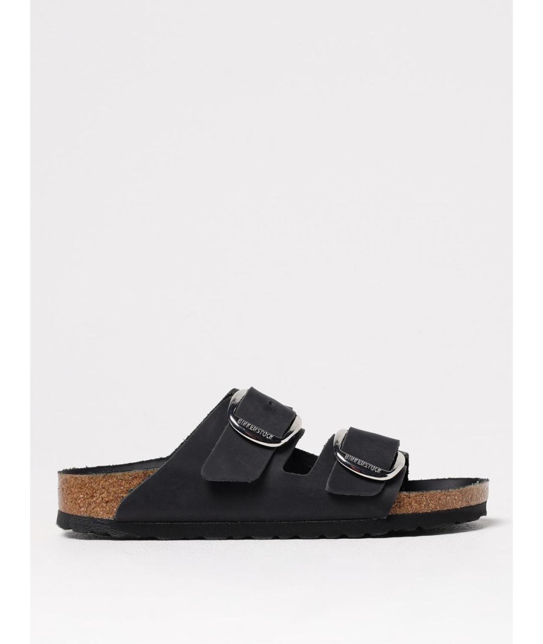 BIRKENSTOCK Черные шлепанцы, фото 5