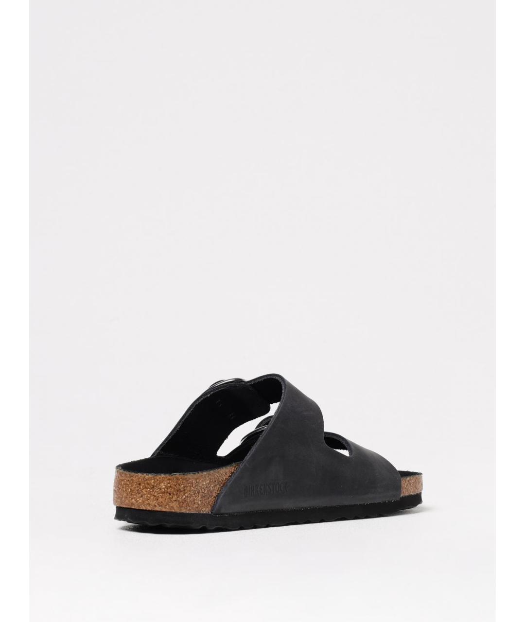 BIRKENSTOCK Черные шлепанцы, фото 3