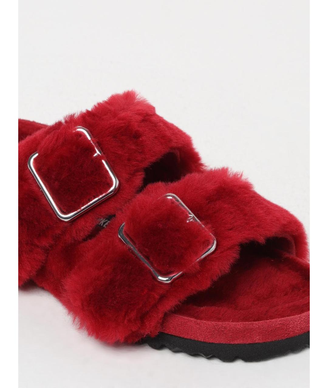 BIRKENSTOCK Красные босоножки, фото 4