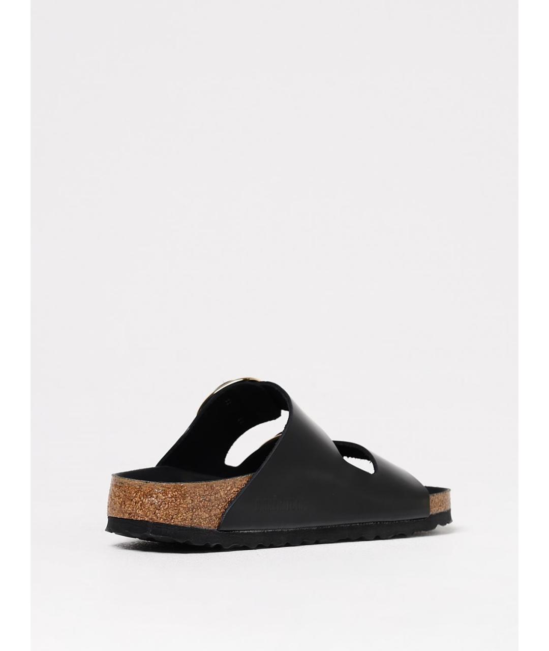 BIRKENSTOCK Черные шлепанцы, фото 3