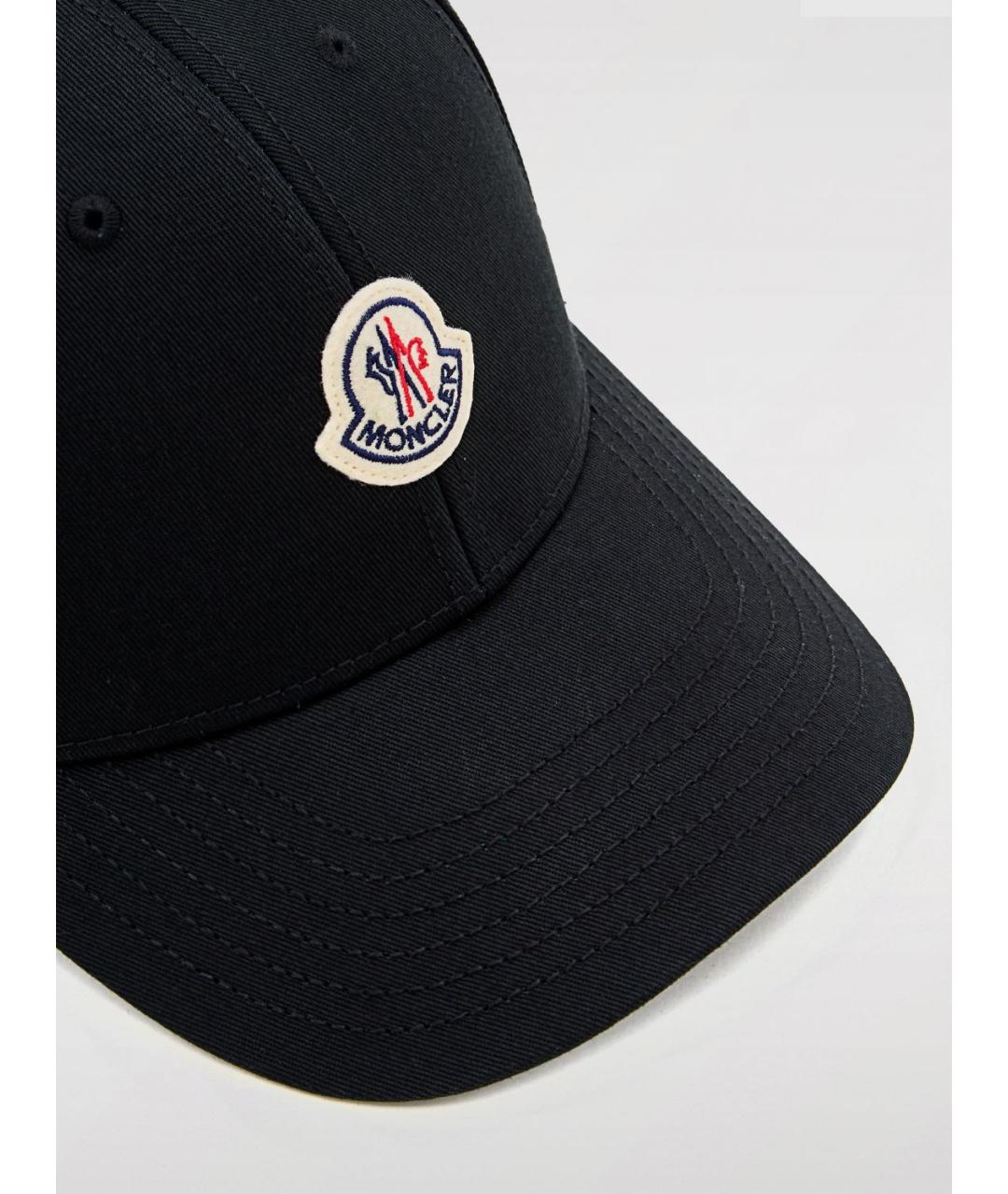MONCLER Черная шапка, фото 2