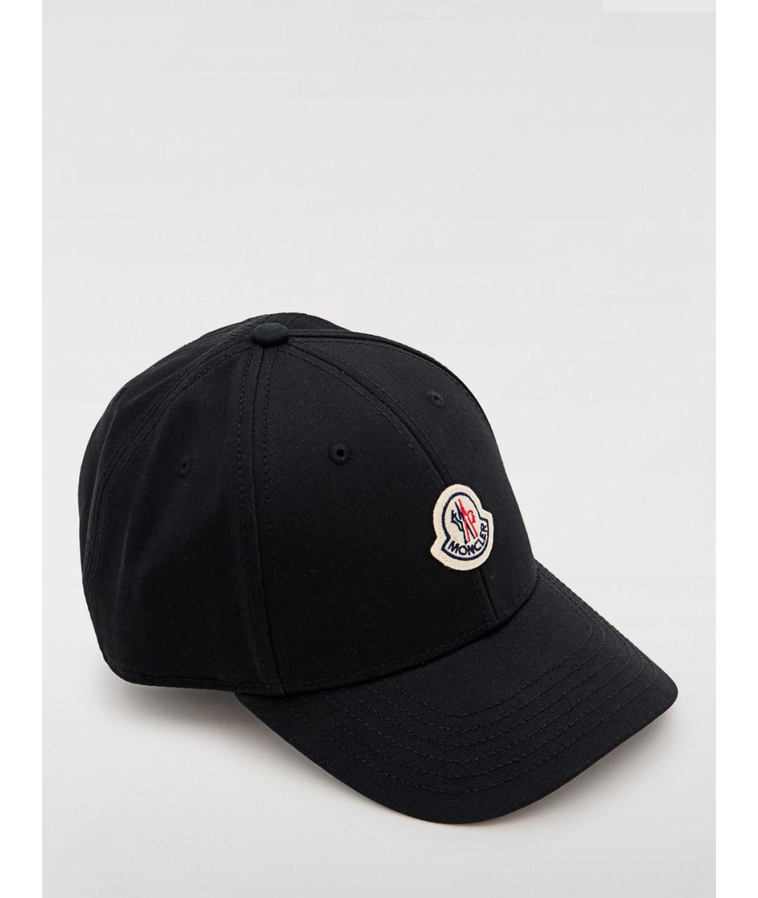 MONCLER Черная шапка, фото 3
