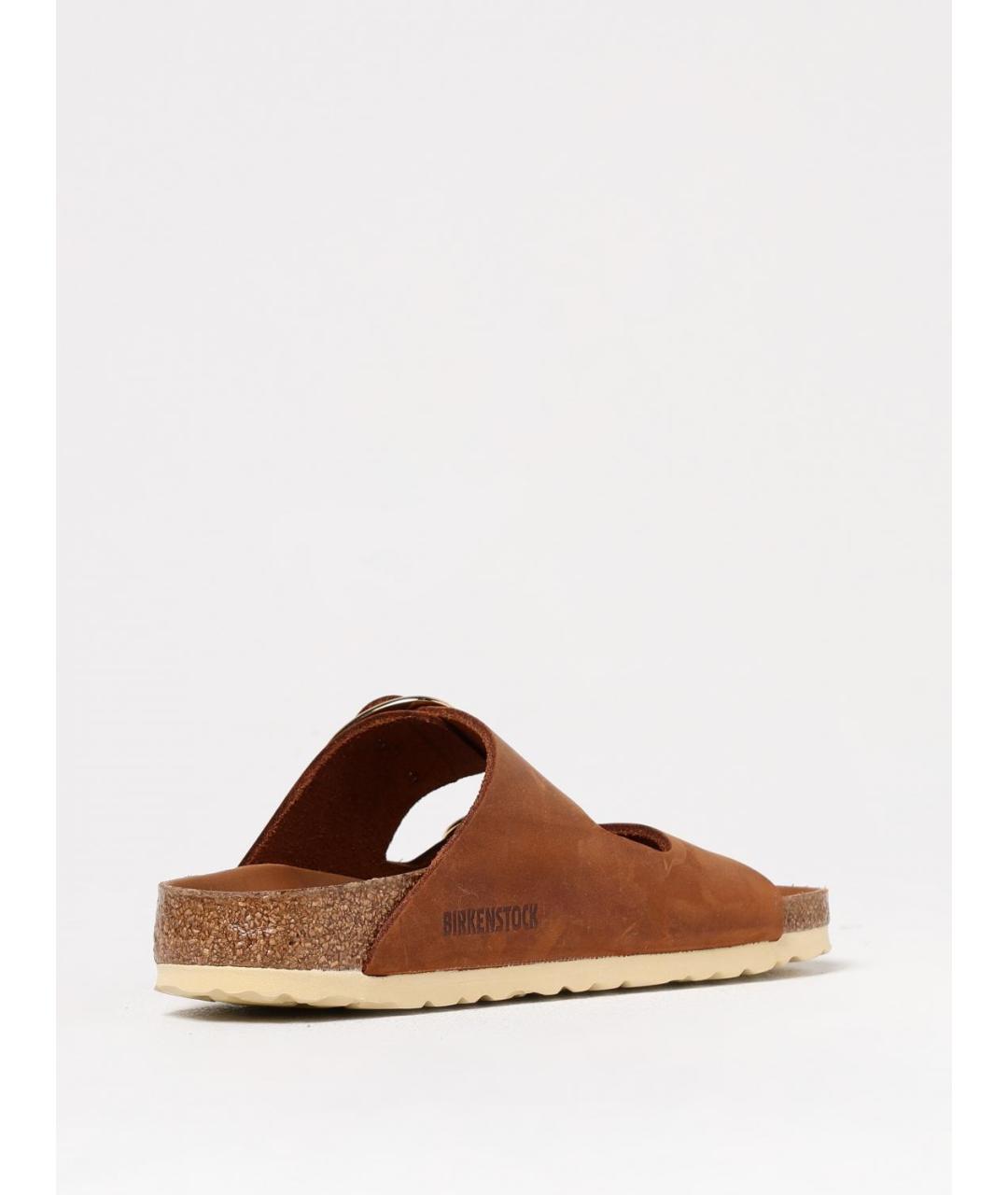 BIRKENSTOCK Коричневые шлепанцы, фото 3