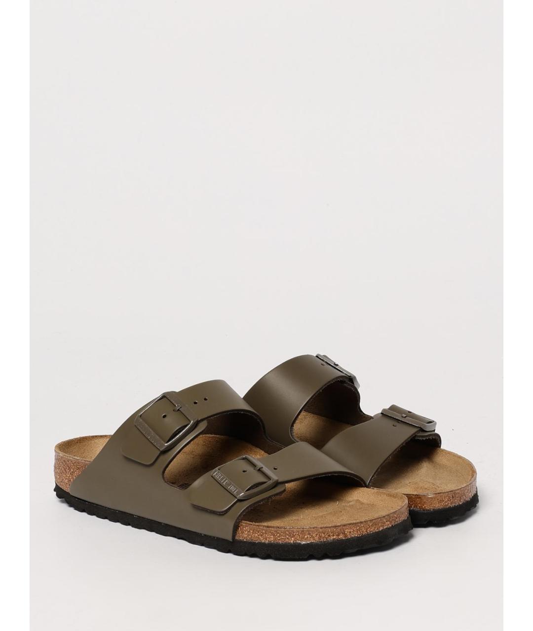 BIRKENSTOCK Бежевые шлепанцы, фото 2