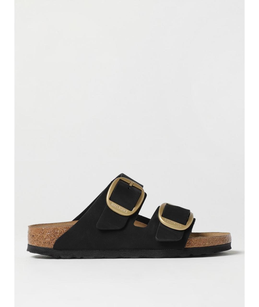 BIRKENSTOCK Черные шлепанцы, фото 5