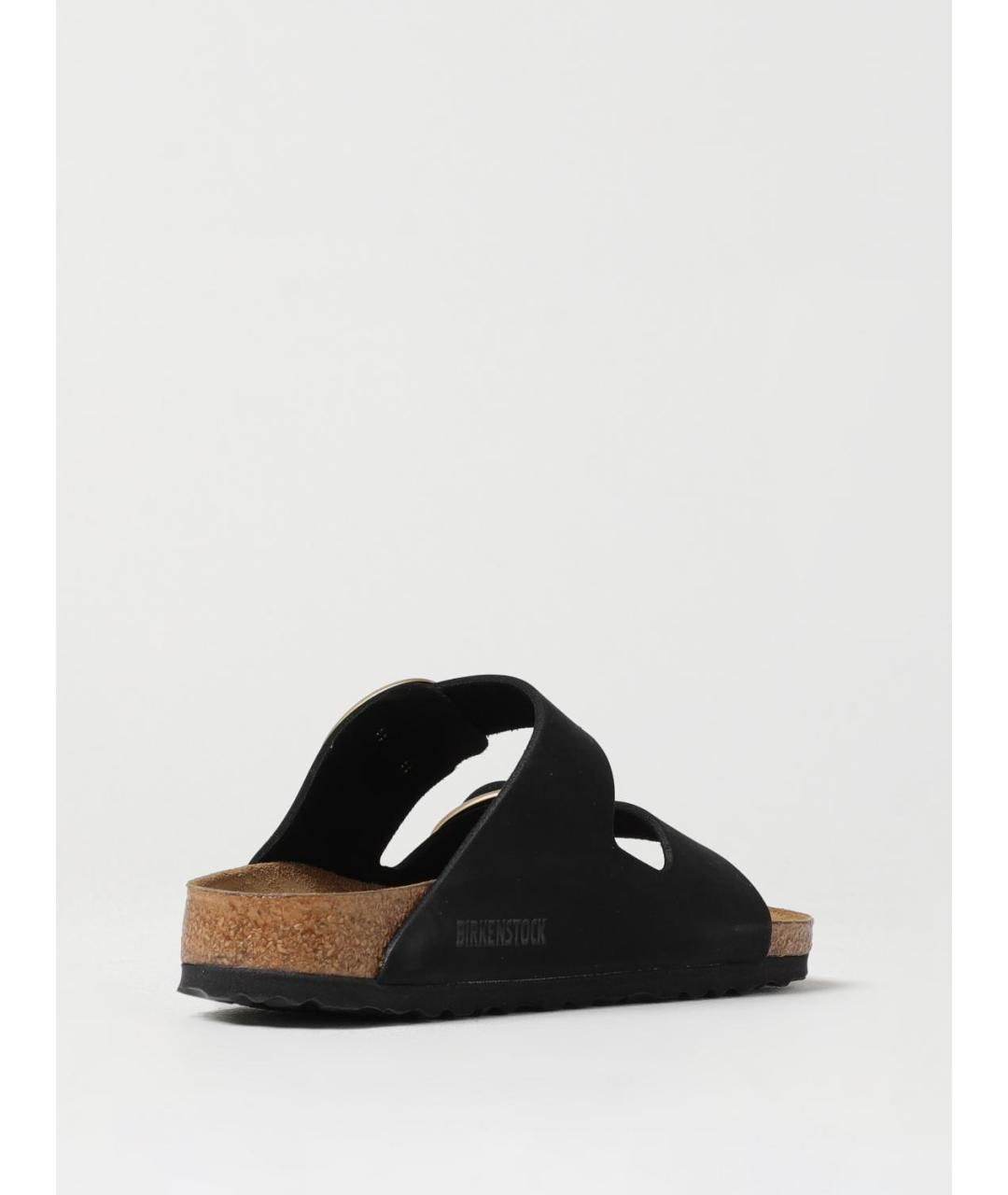 BIRKENSTOCK Черные шлепанцы, фото 3