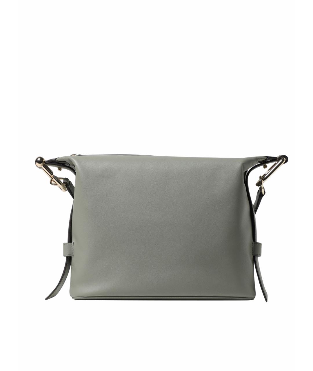 FURLA Зеленая кожаная сумка через плечо, фото 1