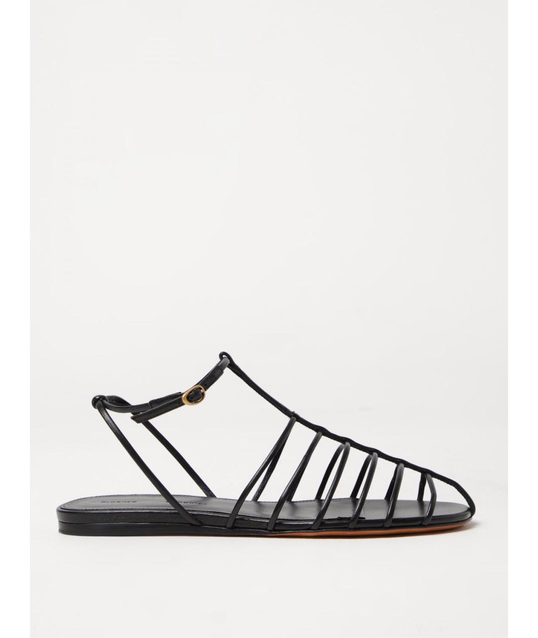 PROENZA SCHOULER Черные кожаные сандалии, фото 4