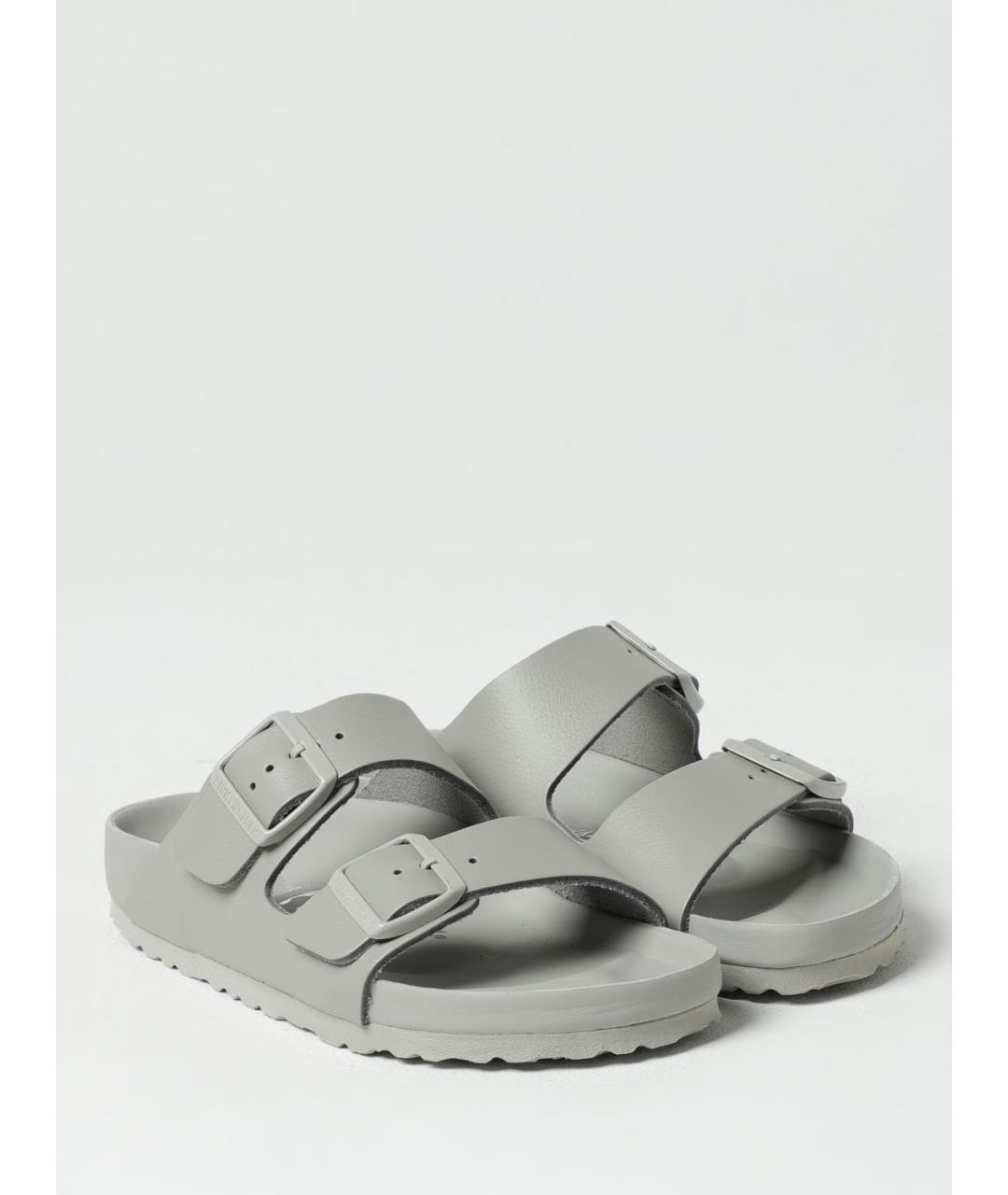BIRKENSTOCK Серые шлепанцы, фото 2