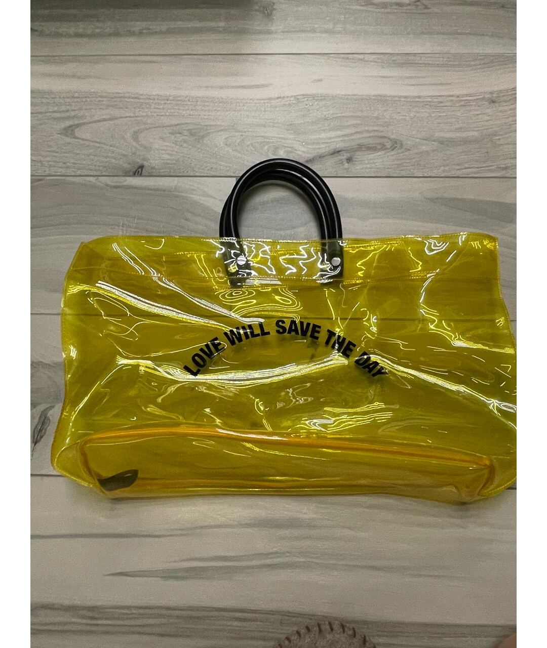 DSQUARED2 Желтая пляжная сумка, фото 5
