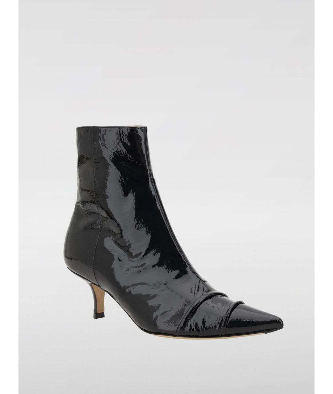 MAISON MARGIELA Черные кожаные ботильоны, фото 2