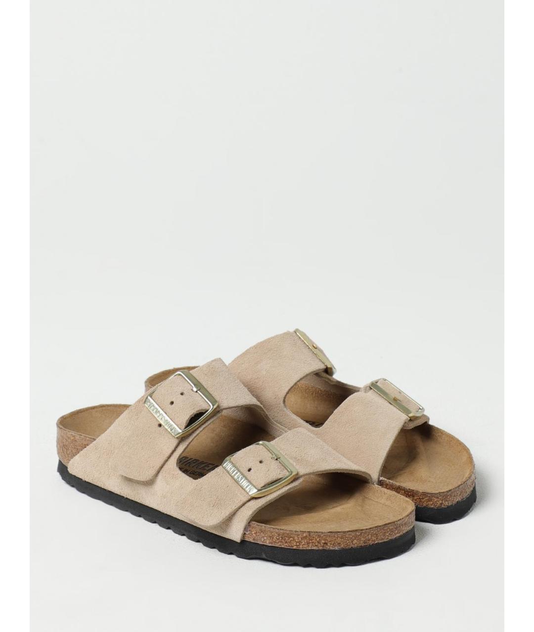 BIRKENSTOCK Бежевые сандалии, фото 2