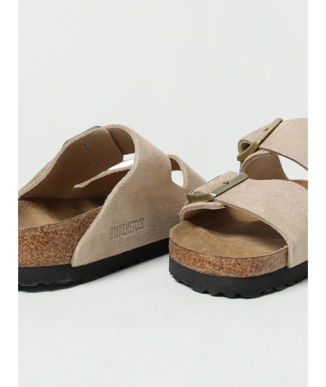 BIRKENSTOCK Бежевые сандалии, фото 4