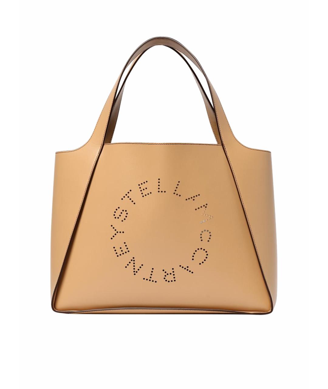 STELLA MCCARTNEY Бежевая сумка тоут из искусственной кожи, фото 1