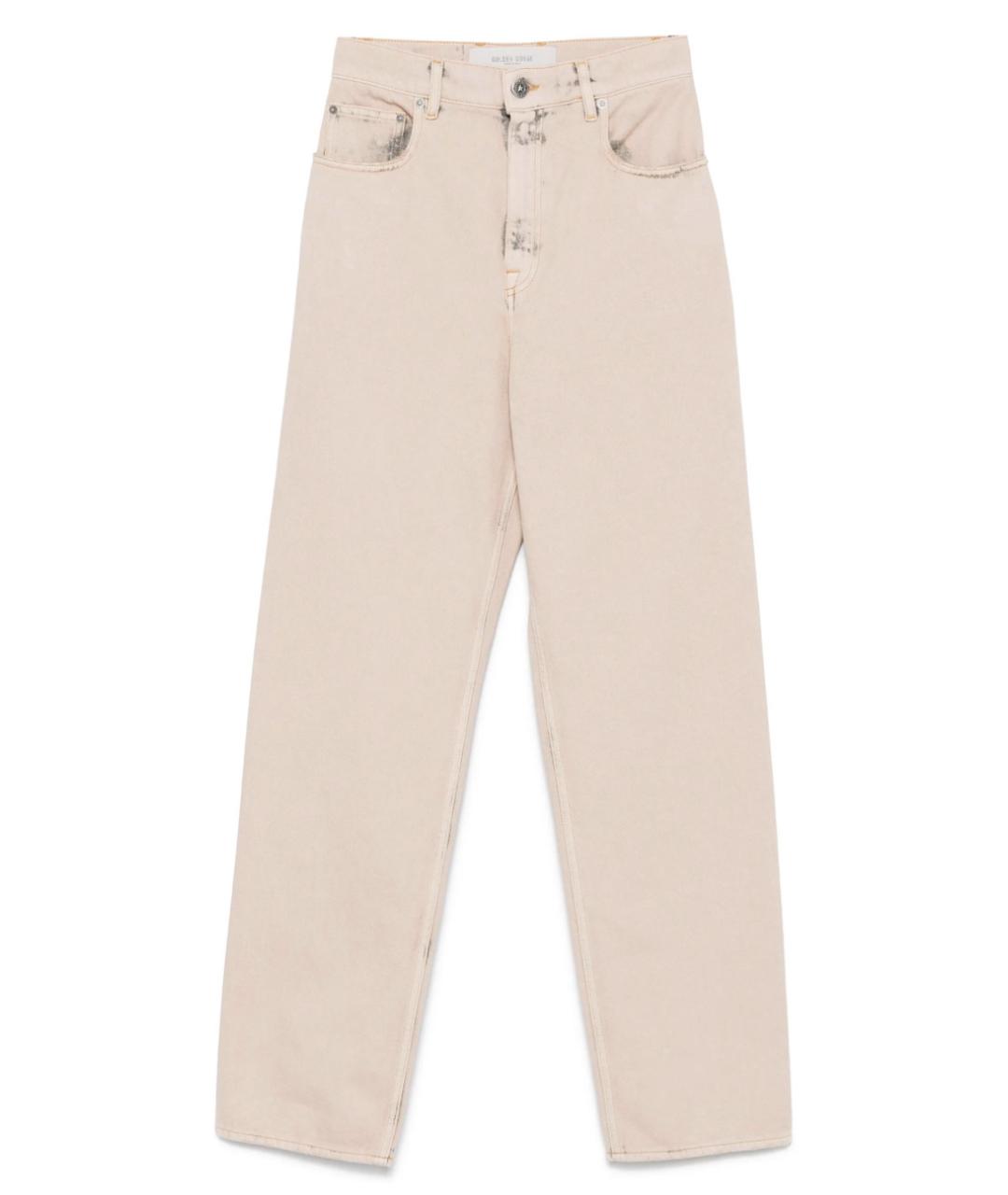 GOLDEN GOOSE DELUXE BRAND Розовые прямые джинсы, фото 1