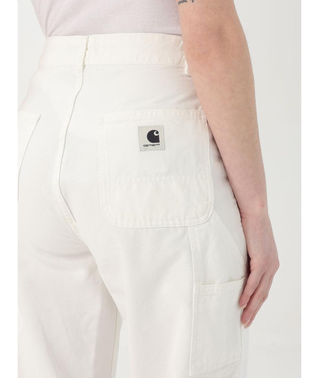 CARHARTT WIP Белые прямые джинсы, фото 4