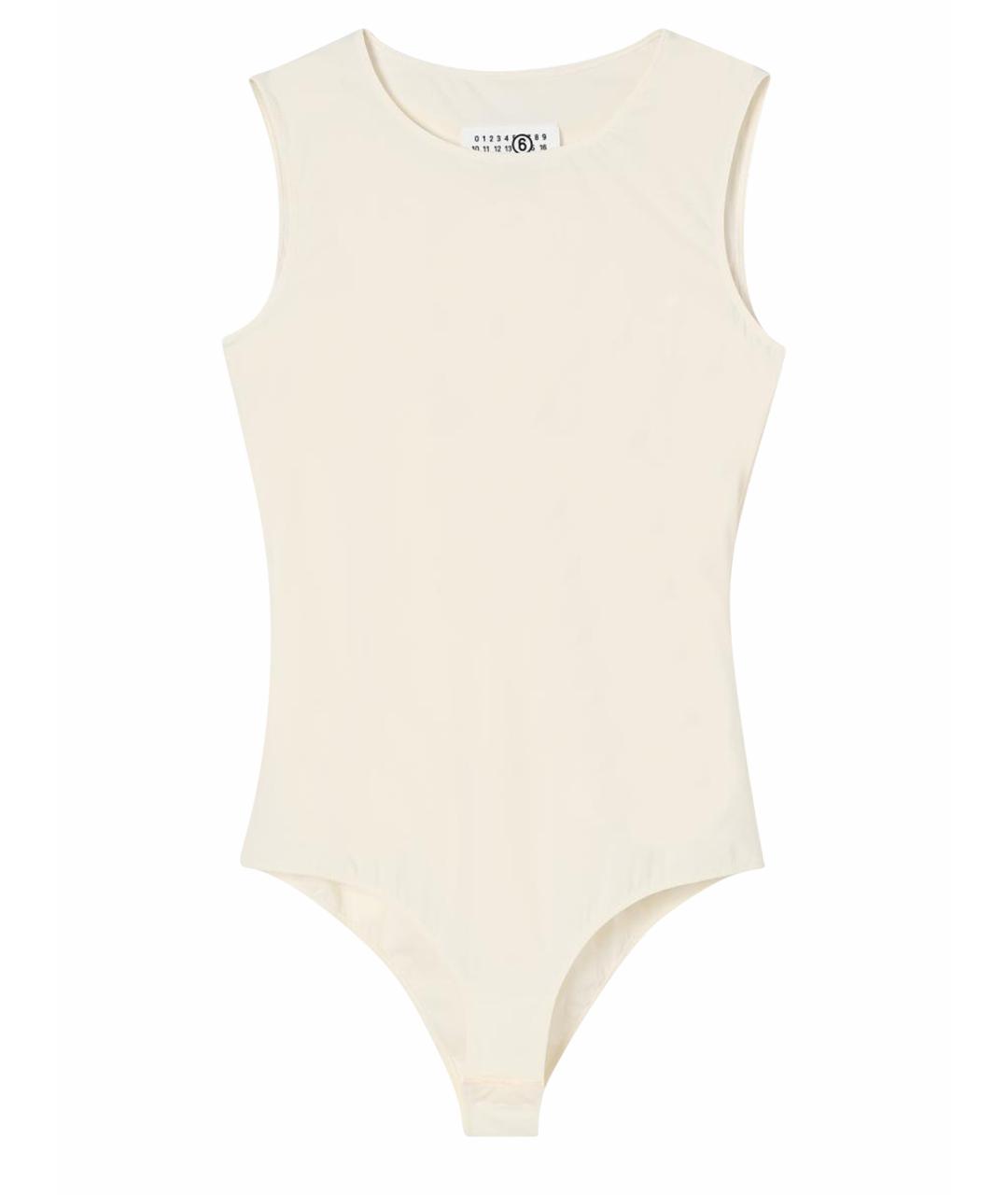 MAISON MARGIELA Белое боди, фото 1