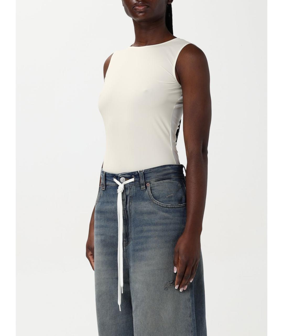 MAISON MARGIELA Белое боди, фото 4