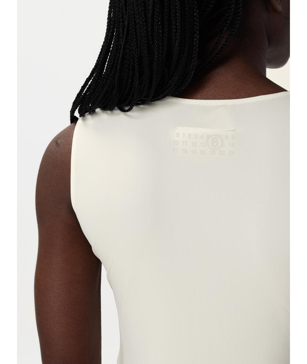 MAISON MARGIELA Белое боди, фото 5