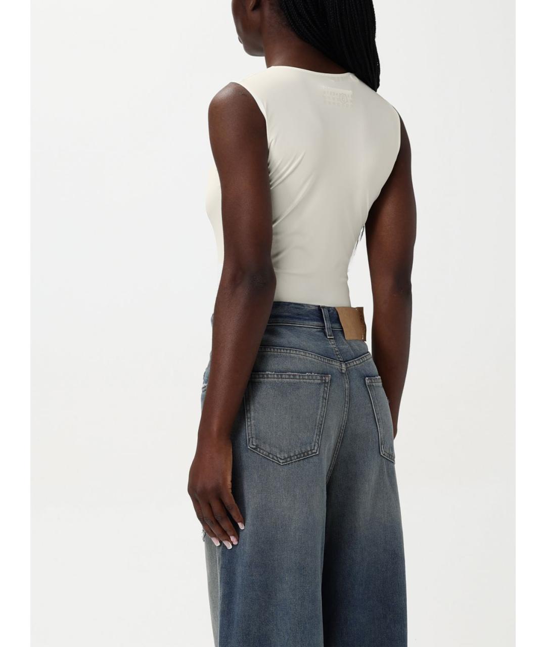 MAISON MARGIELA Белое боди, фото 3
