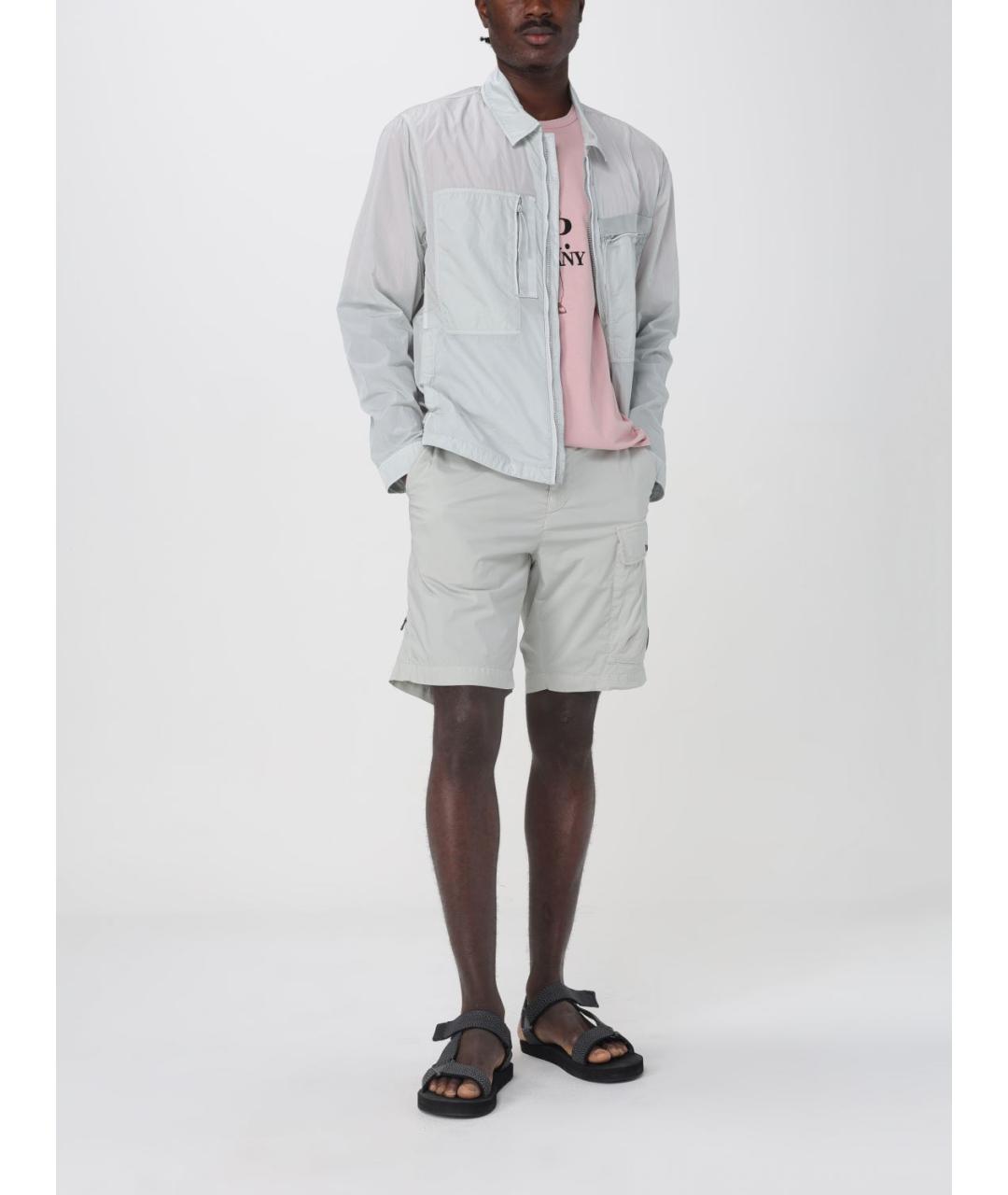 CP COMPANY Серые шорты, фото 3