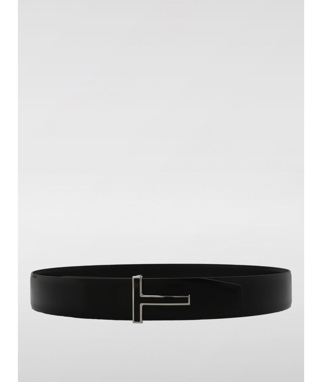 TOM FORD Черный кожаный ремень, фото 4
