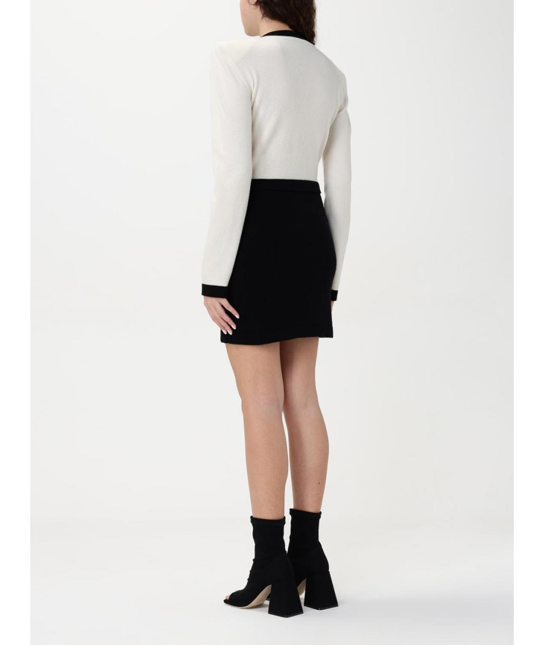 BALMAIN Мульти шерстяное повседневное платье, фото 3