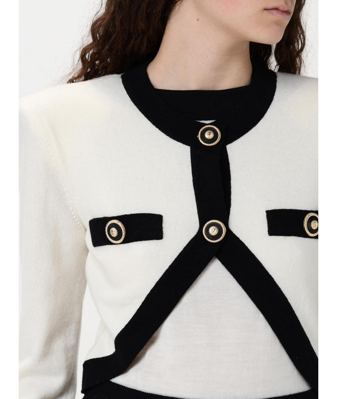 BALMAIN Мульти шерстяное повседневное платье, фото 5