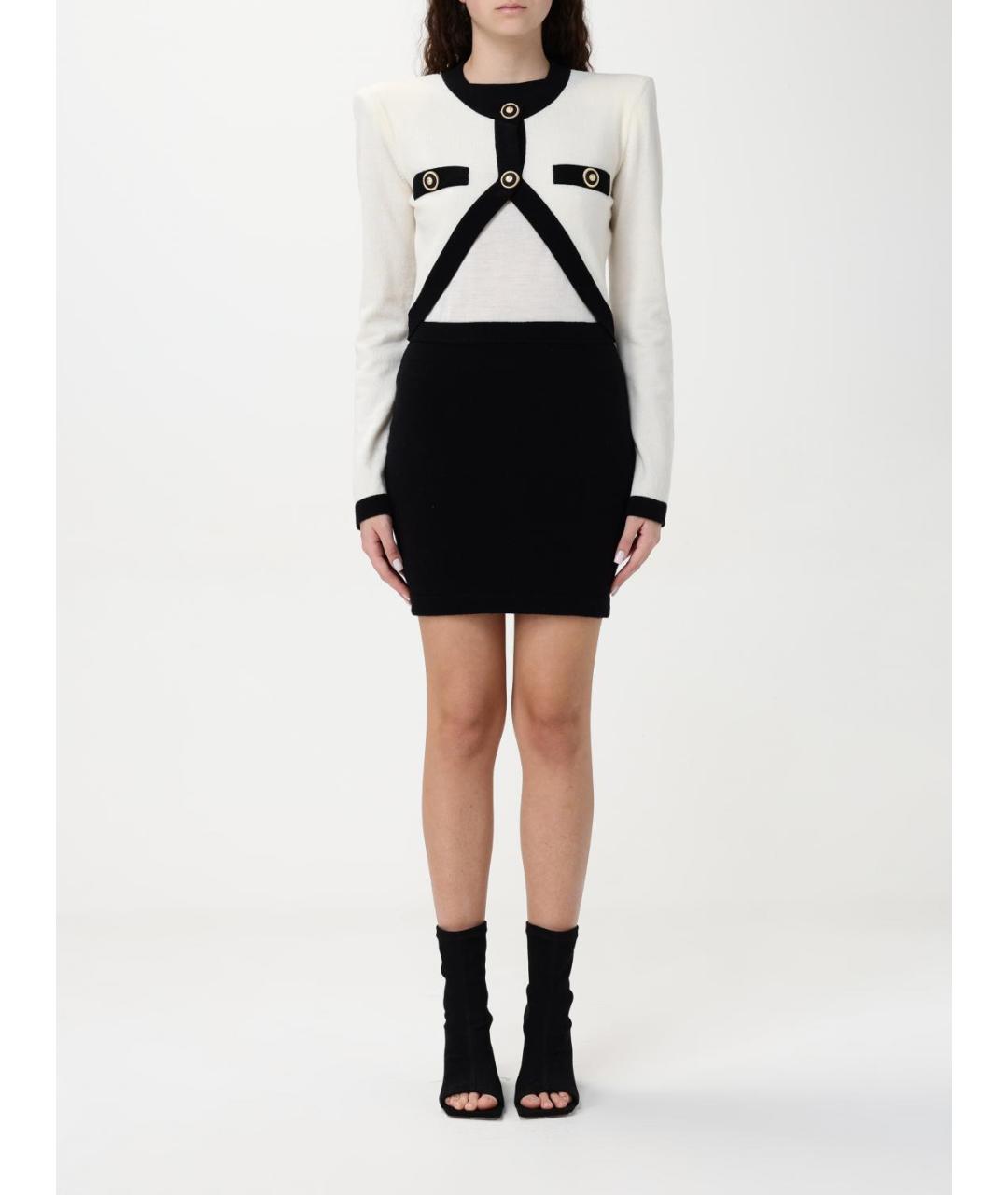 BALMAIN Мульти шерстяное повседневное платье, фото 2