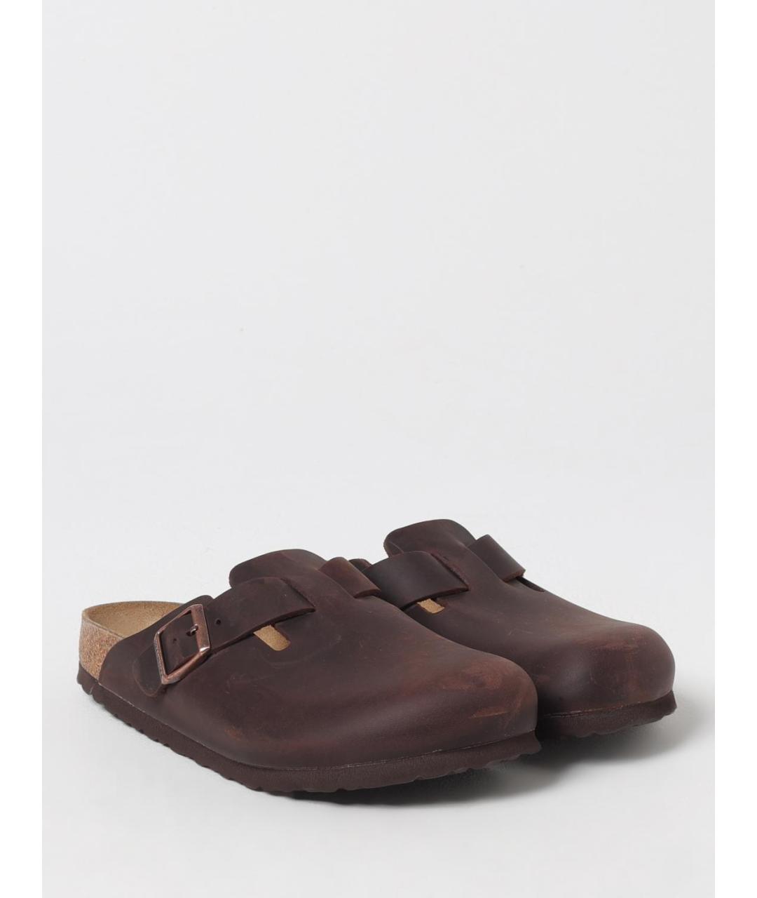 BIRKENSTOCK Коричневые шлепанцы, фото 2