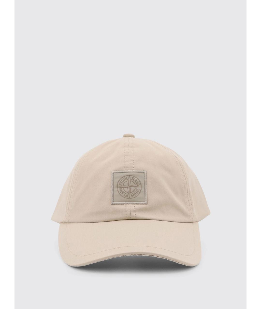 STONE ISLAND Бежевая хлопковая кепка/бейсболка, фото 3