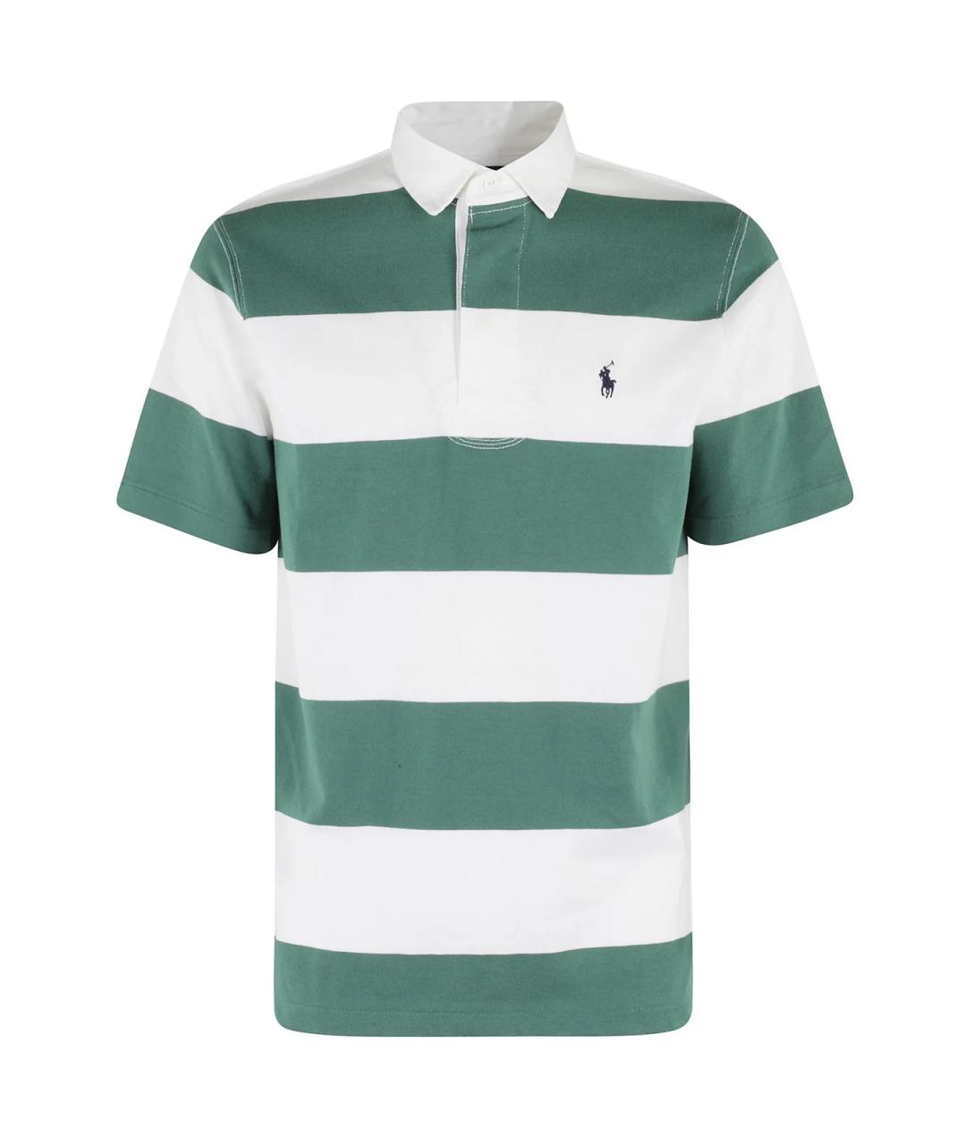 POLO RALPH LAUREN Мульти хлопковое поло с коротким рукавом, фото 1