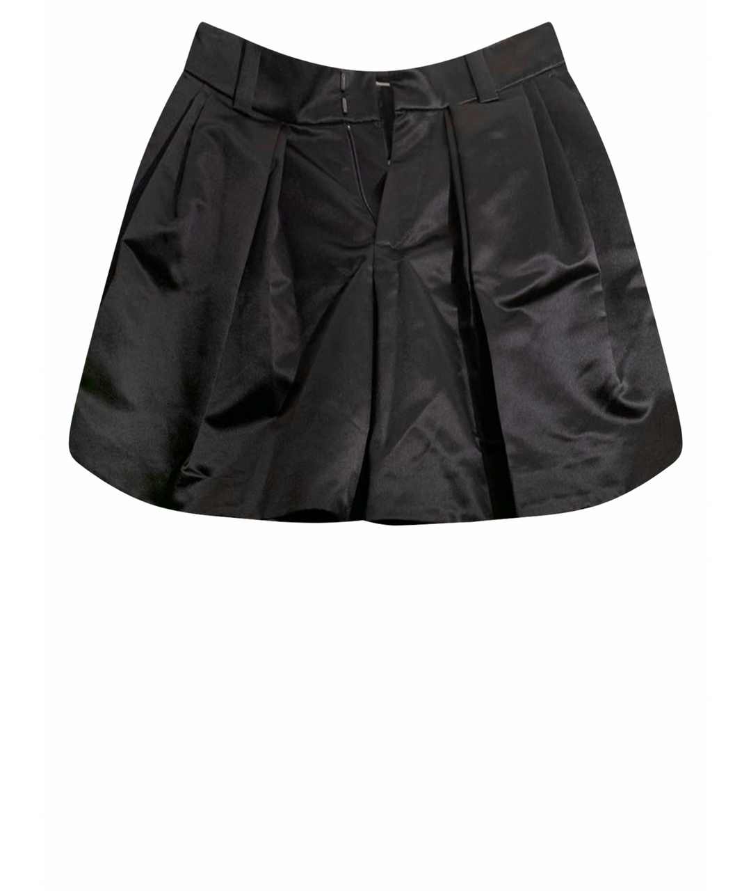 CELINE PRE-OWNED Черные атласные шорты, фото 1