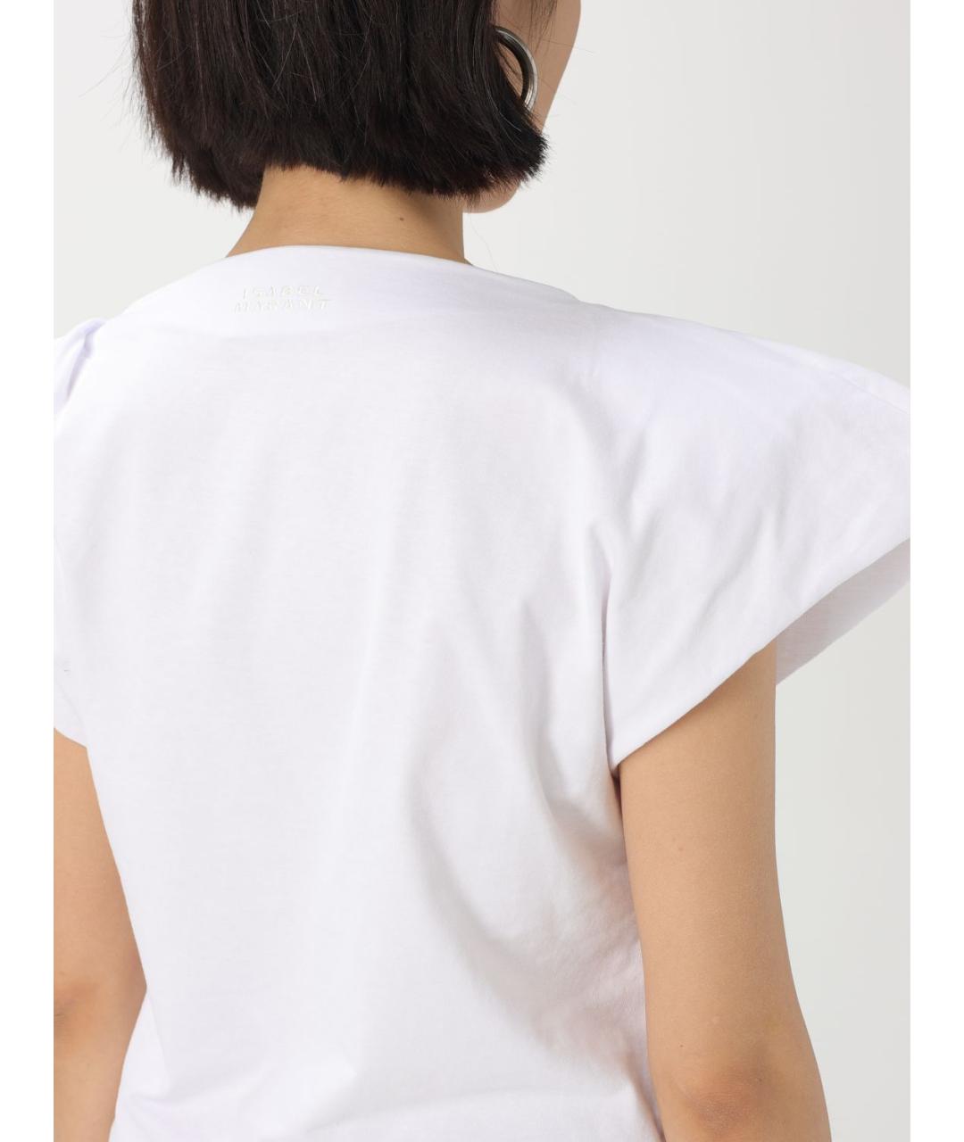 ISABEL MARANT ETOILE Белая футболка, фото 5