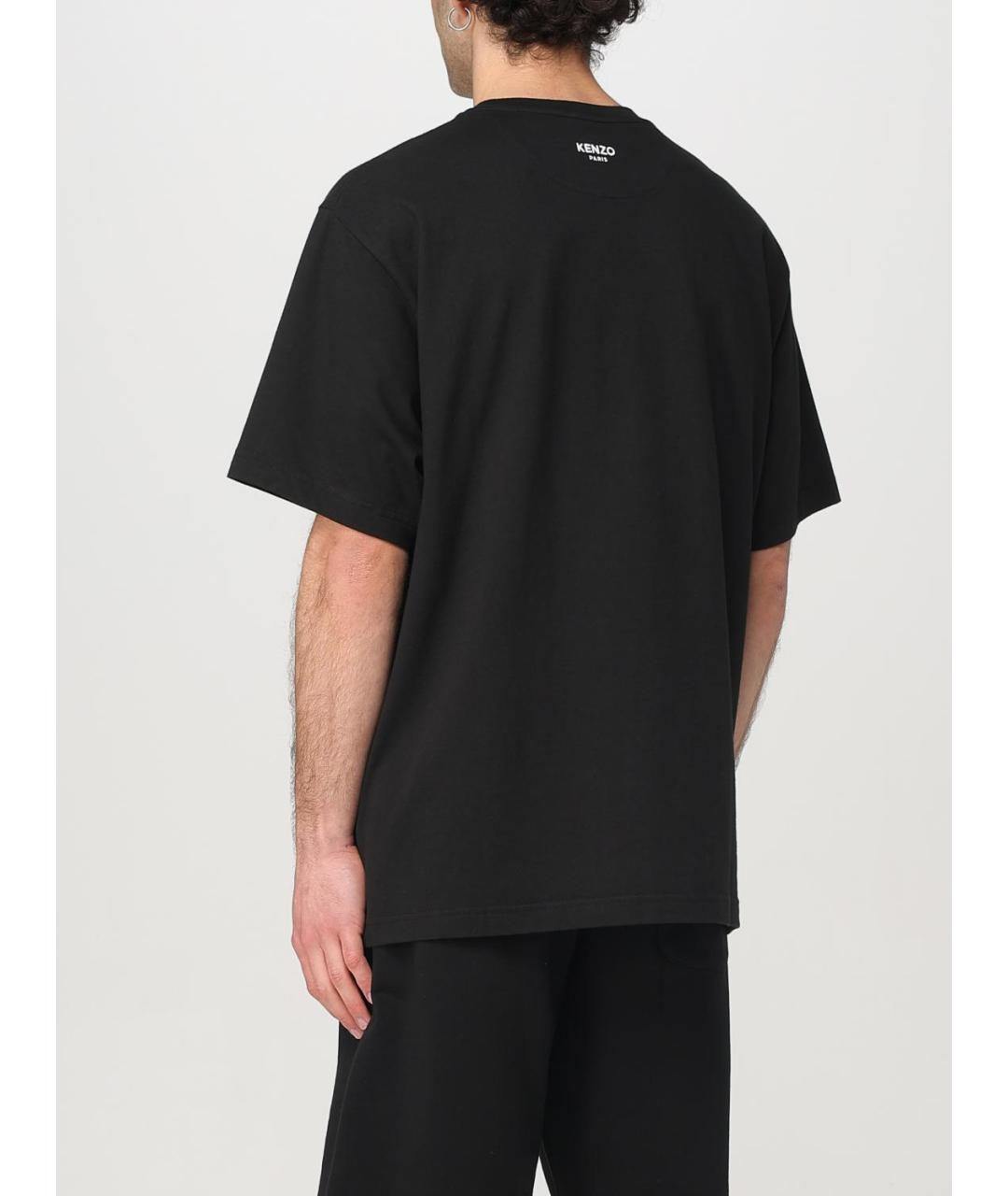 KENZO Черная футболка, фото 4