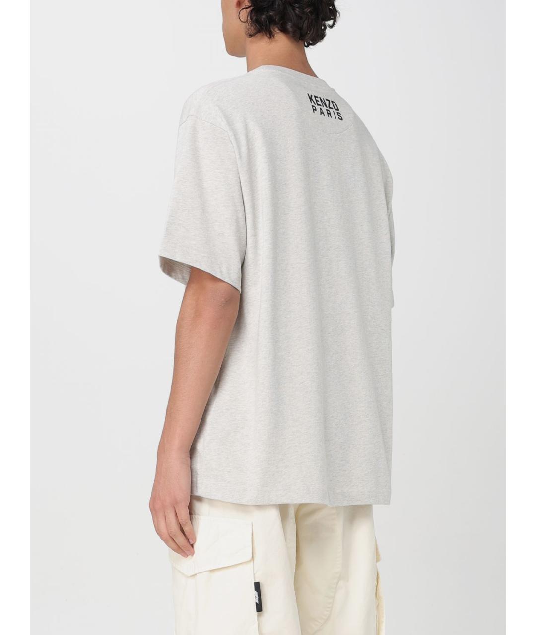 KENZO Серая футболка, фото 4