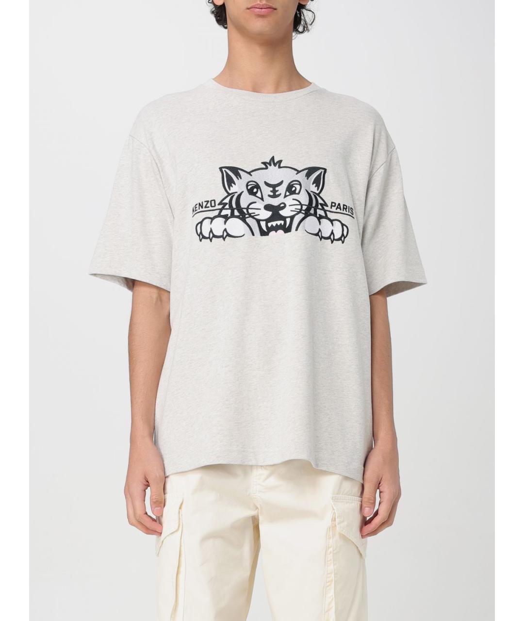KENZO Серая футболка, фото 2
