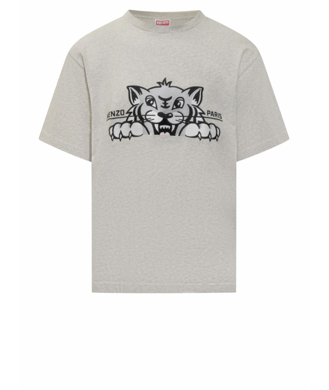 KENZO Серая футболка, фото 1