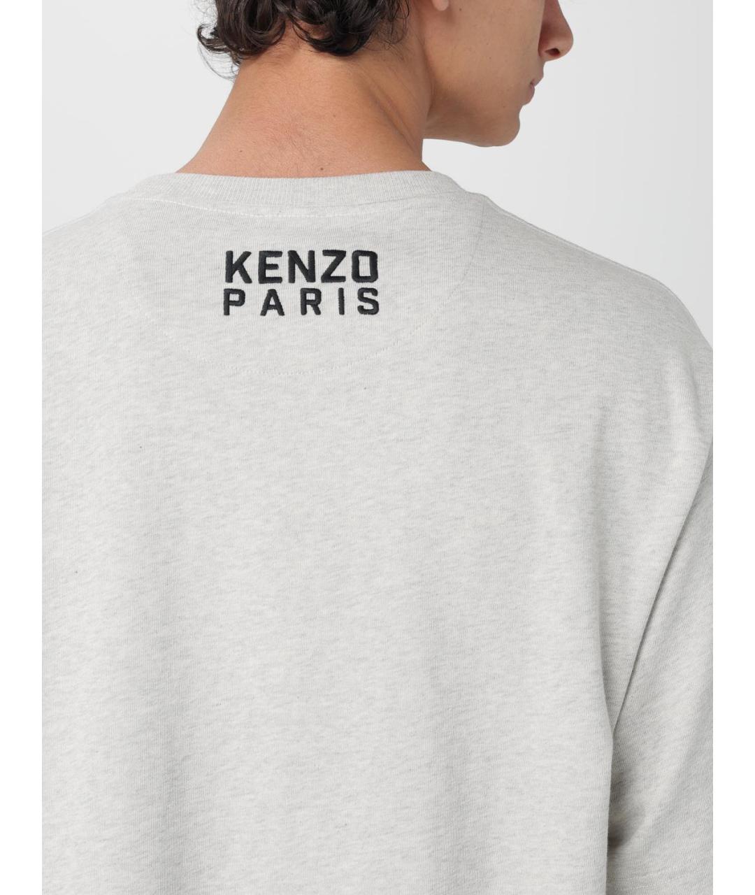 KENZO Серая футболка, фото 6