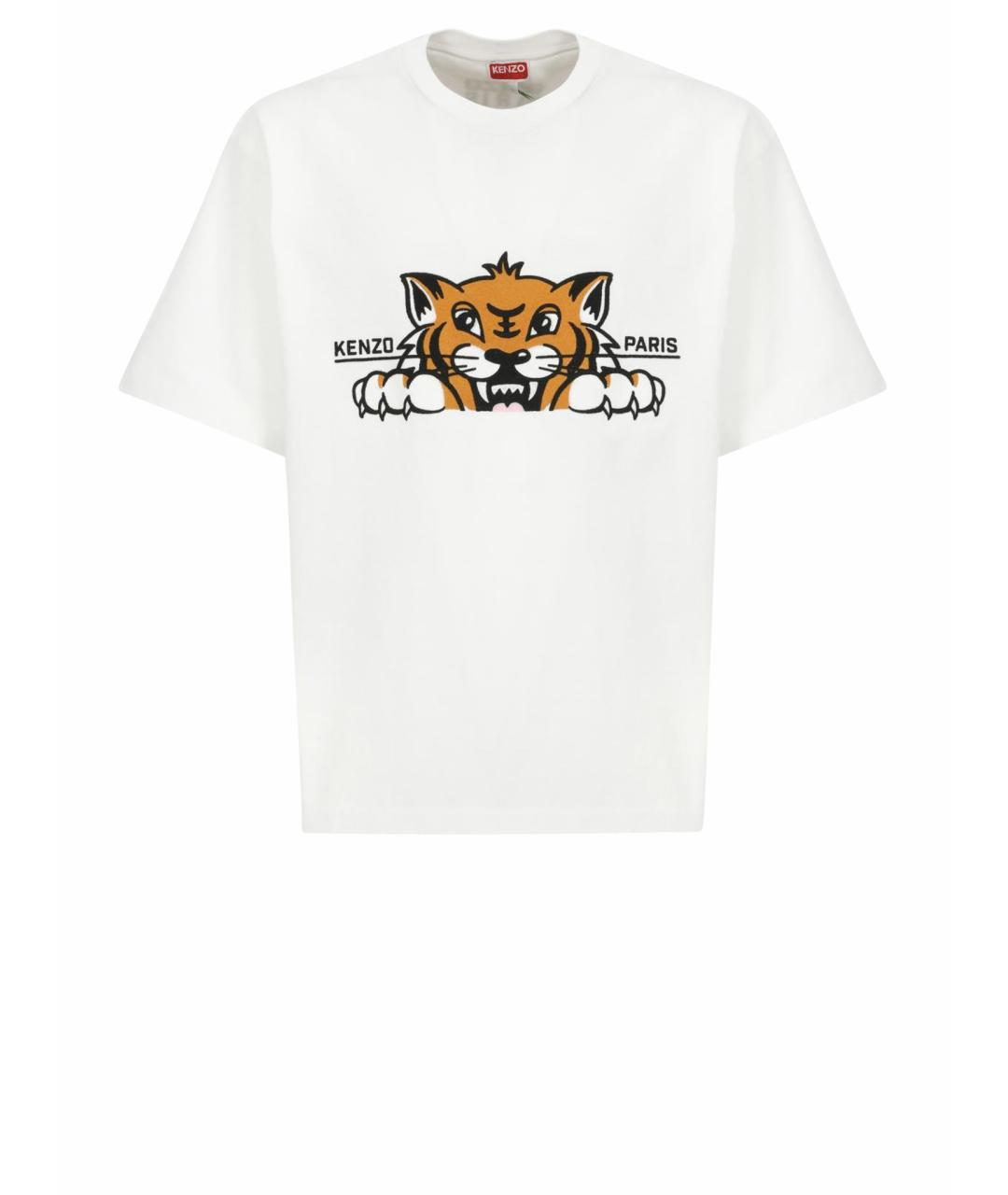KENZO Белая футболка, фото 1