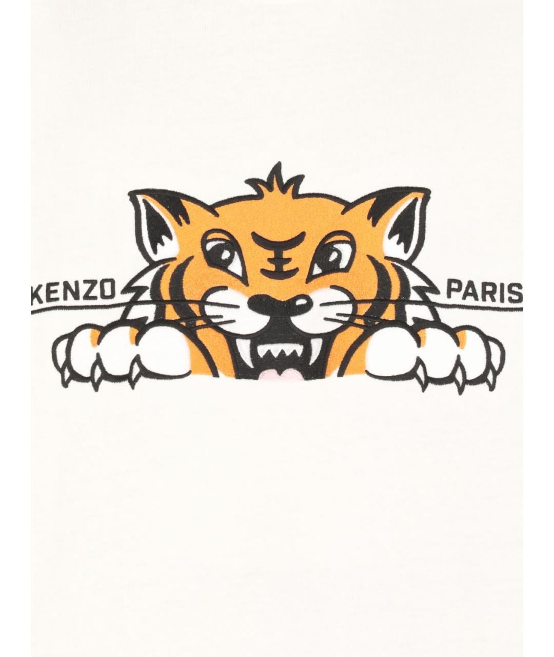 KENZO Белая футболка, фото 5