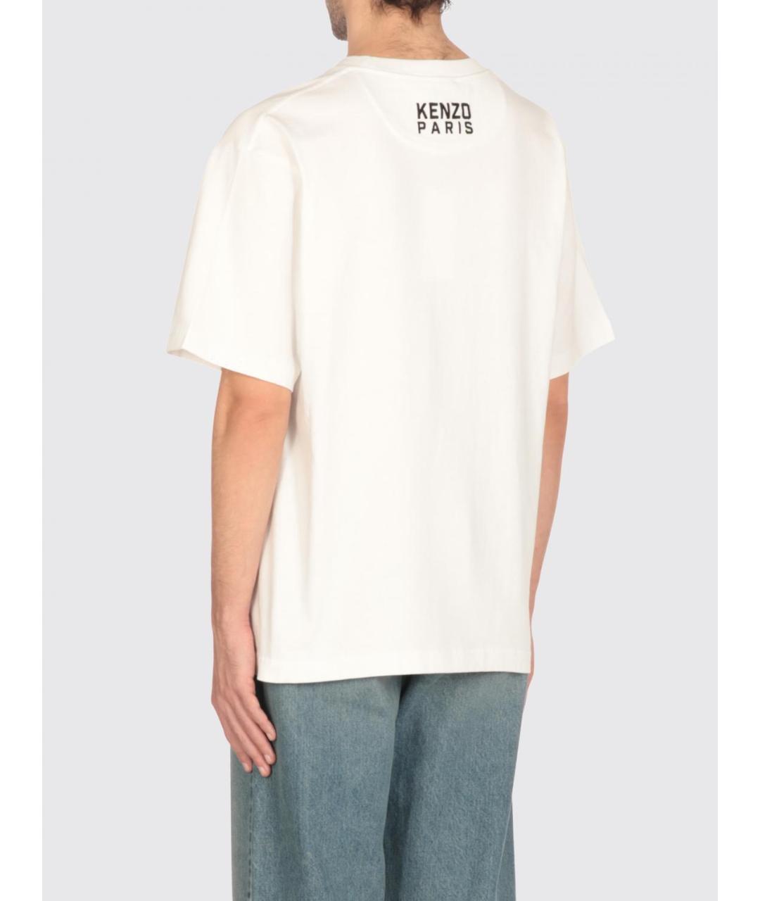 KENZO Белая футболка, фото 4