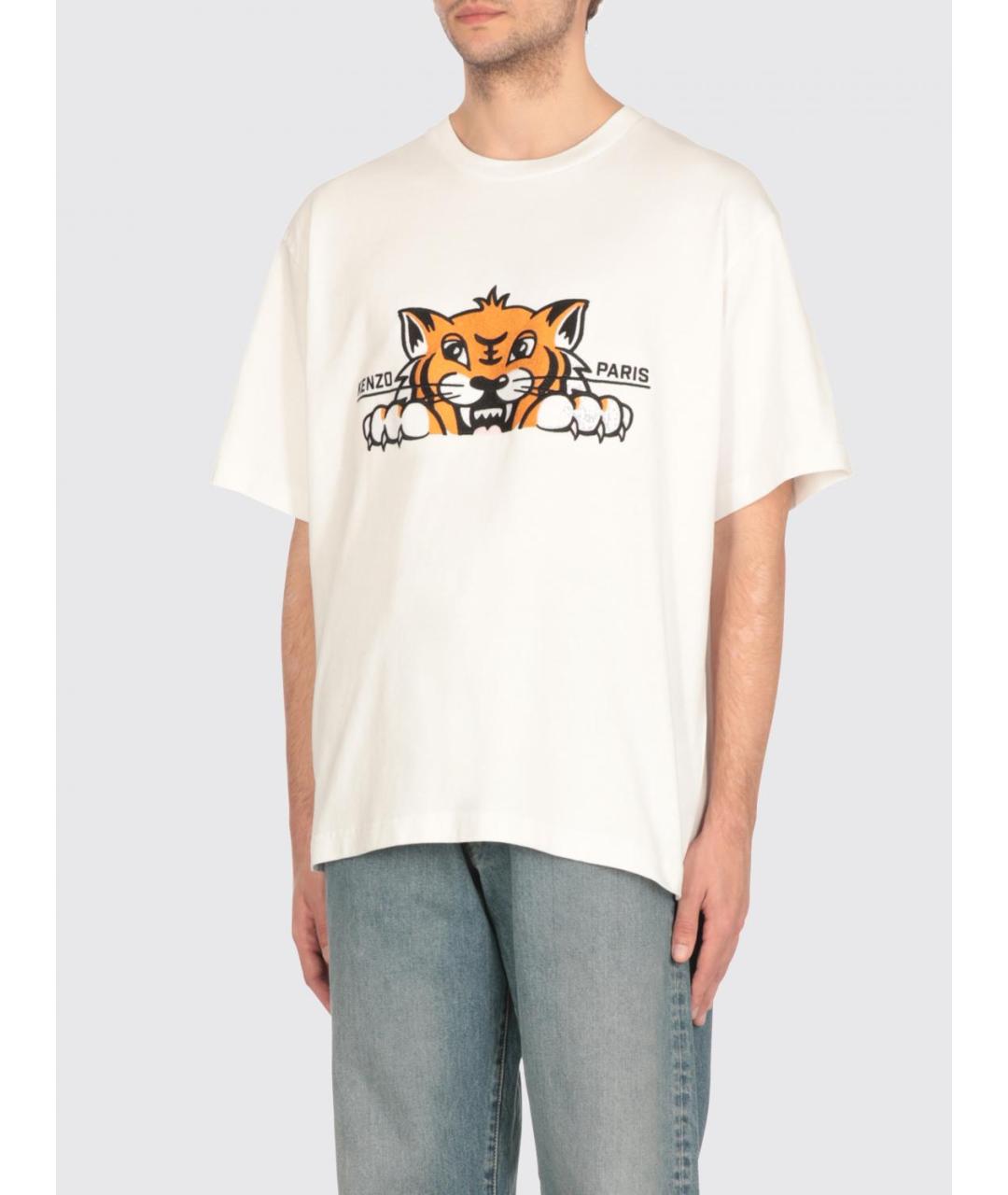 KENZO Белая футболка, фото 2