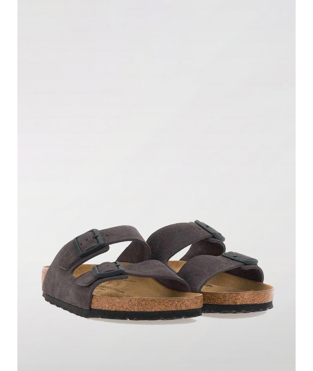 BIRKENSTOCK Черные шлепанцы, фото 2