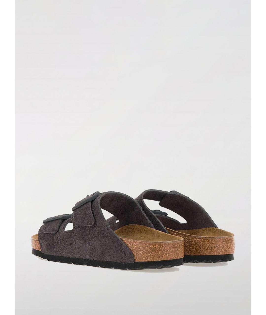 BIRKENSTOCK Черные шлепанцы, фото 3