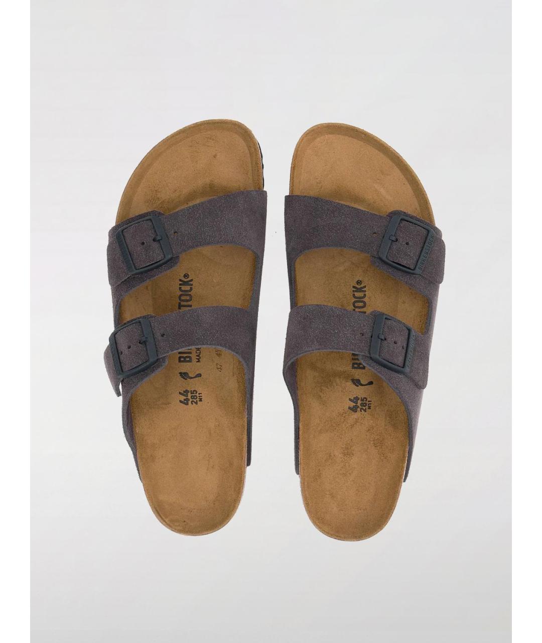 BIRKENSTOCK Черные шлепанцы, фото 4